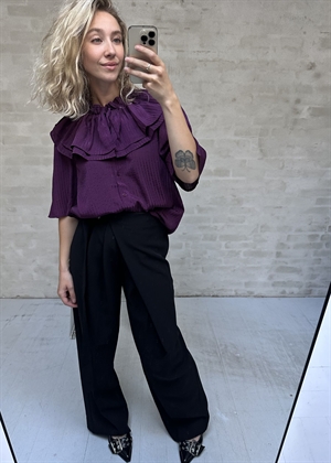 Frill bluse Beetroot Stella Nova 